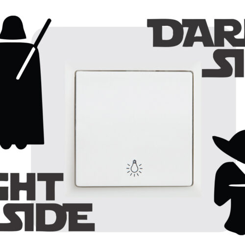 Starwars 1 stiker oko prekidaca